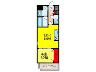 スタシオン河内山本の物件間取画像